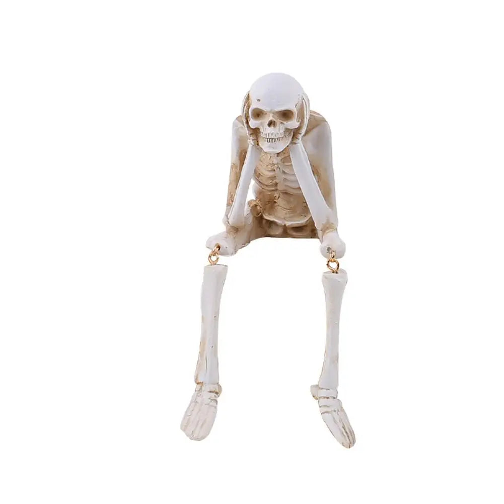 Add a playful twist to your spooky season with the Whimsical Skeleton Décor Set.
