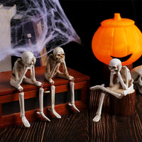 Add a playful twist to your spooky season with the Whimsical Skeleton Décor Set.