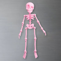 Whimsical Poseable Skeleton Magnet