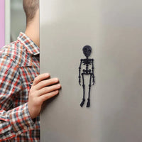 Whimsical Poseable Skeleton Magnet