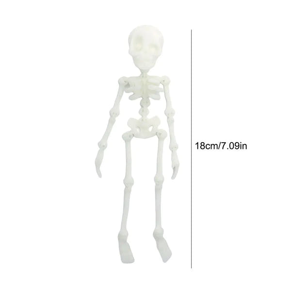 Whimsical Poseable Skeleton Magnet