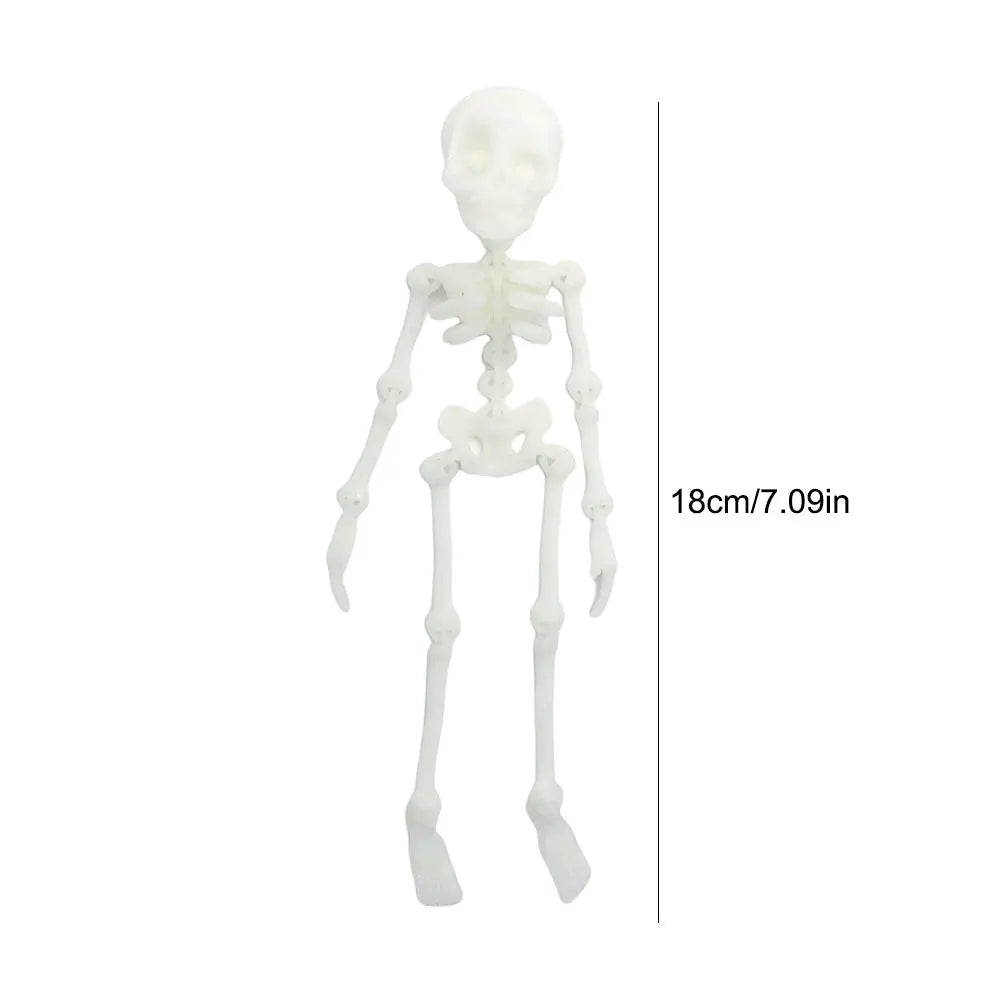 Whimsical Poseable Skeleton Magnet