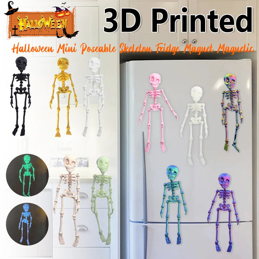 Whimsical Poseable Skeleton Magnet™