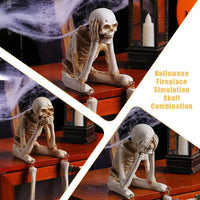 Add a playful twist to your spooky season with the Whimsical Skeleton Décor Set.